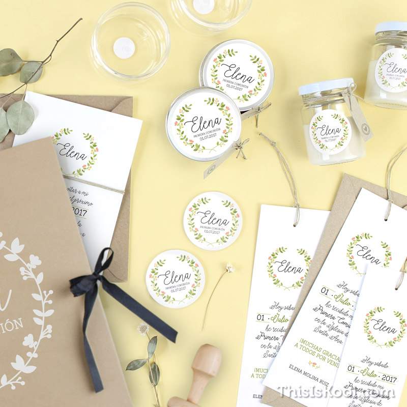 pack de invitaciones de comunión